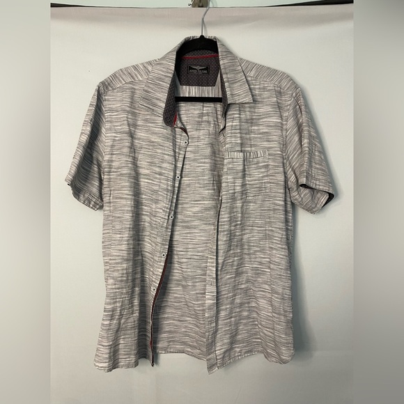 Across The Pond Button‎ Down Short Sleeve Size large - Picture 1 of 7